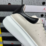 Alexander McQueen Beige and Black Drip Sneakers