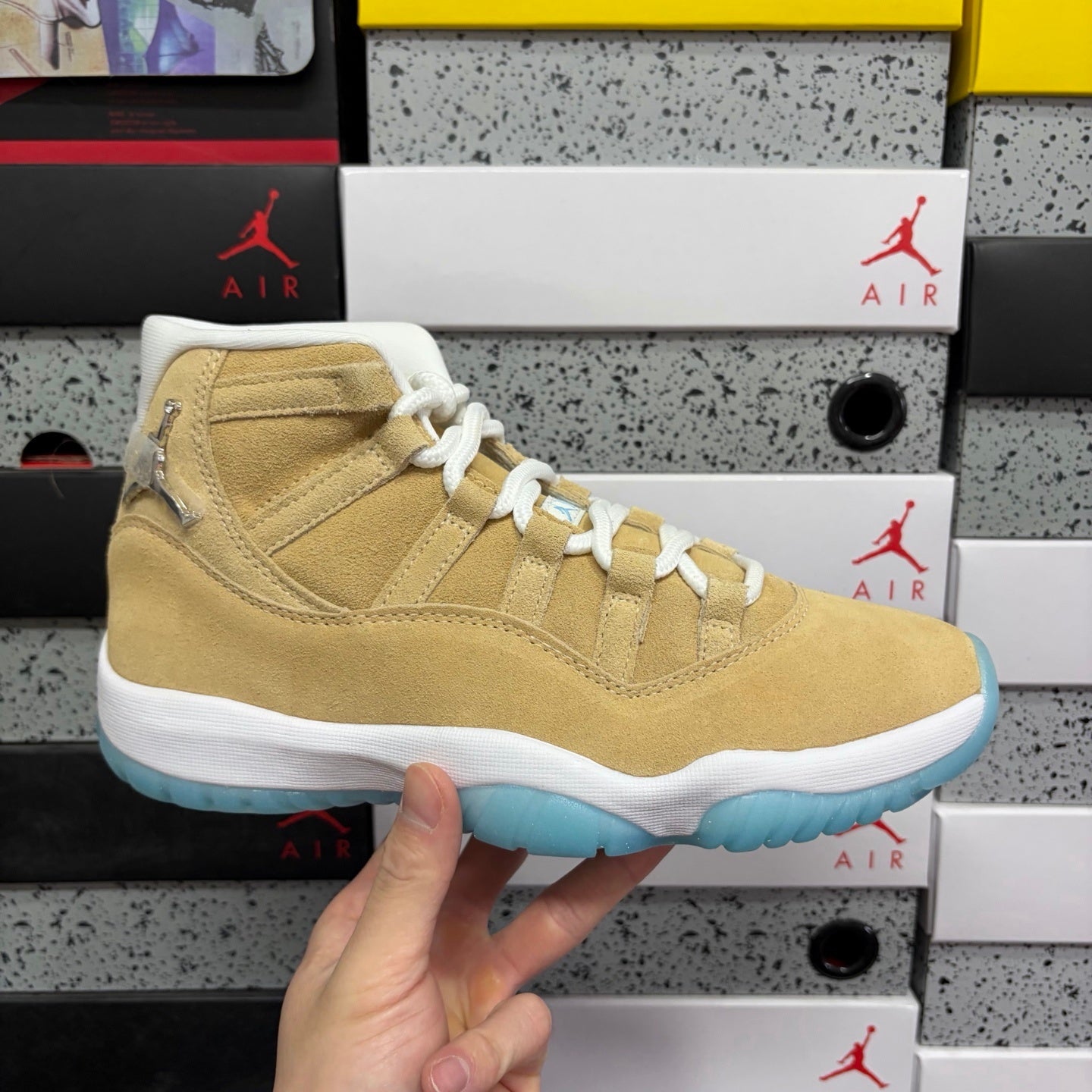 AJ11 High Retro Sail Wheat