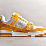 Trainer White and Orange