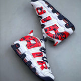 Uptempo Red Navy Camo