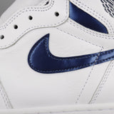 AJ1 High Metallic Navy