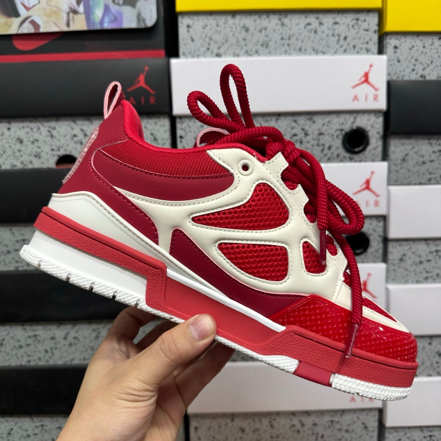 LV Skate Red White