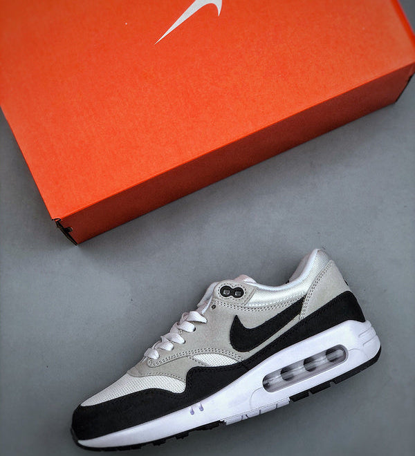 Air Max 1 White/ Black-Pure Platinum