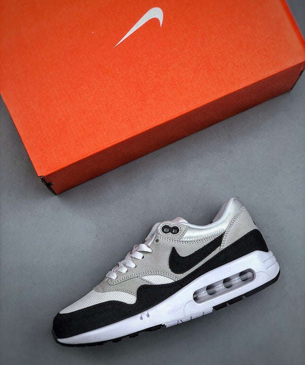 Air Max 1 Branco/Preto-Pure Platinum