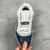 AJ11 Snake Blue