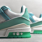 Trainer White and Green