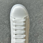 Alexander McQueen Blue Camurça Drip Sneakers