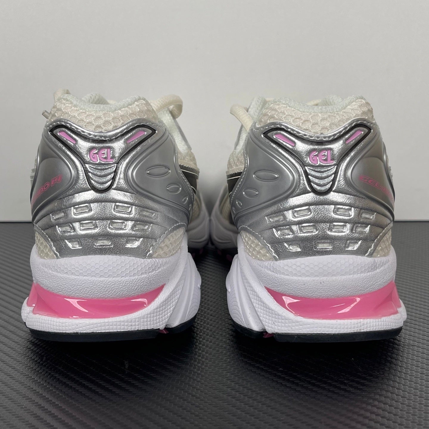 Kayano 14 White / Silver / Pink