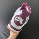 AJ4 Retro White Fuchsia