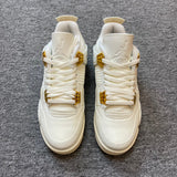 AJ4  Retro Metallic Gold