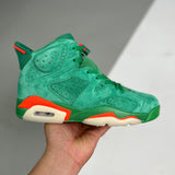 AJ6 Retro NRG Green Suede Gatorade