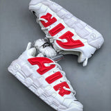 Uptempo White Red