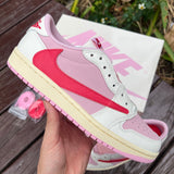 AJ1 Travis Reverse Mocha Pink