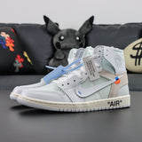 AJ1 High x Of-W White