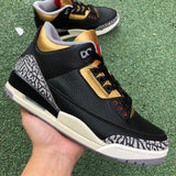AJ3 Black Cement Gold