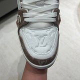 Trainer White and Brown