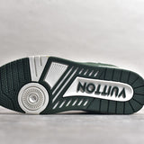Trainer White and Olive