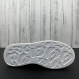 Alexander McQueen White and Black Drip Sneakers