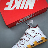 Uptempo White Team Red Gum