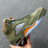 AJ 5 Retro Olive