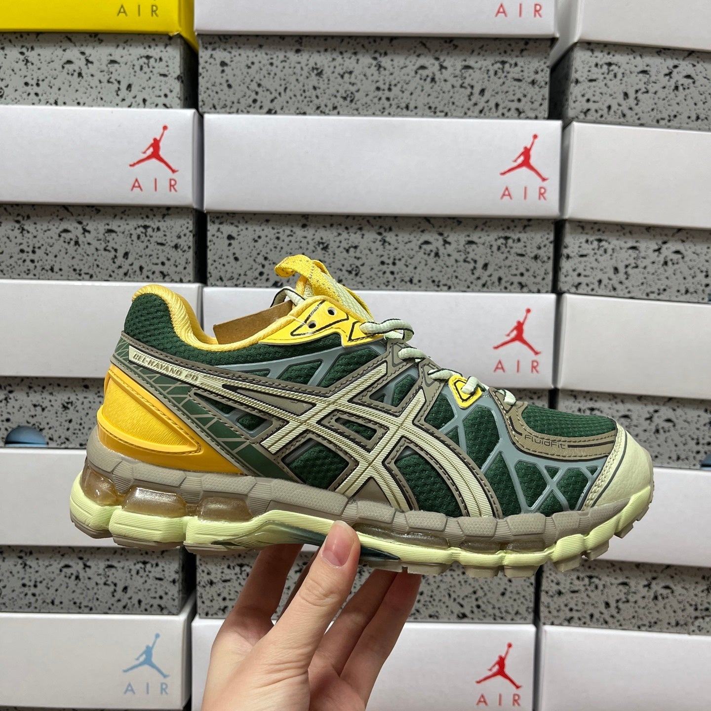 Gel-Kayano 20 Green/Yellow