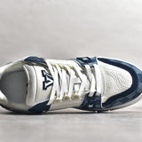 Trainer White and Blue