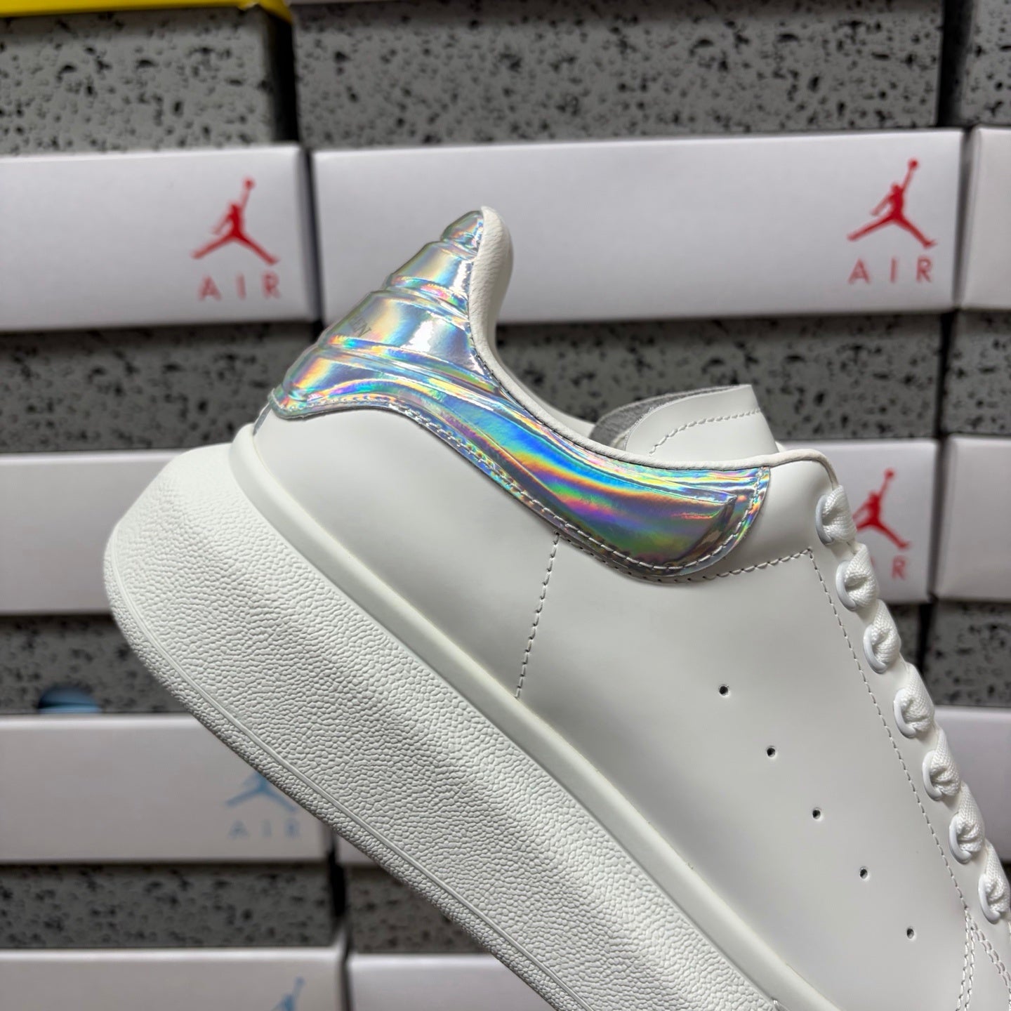 Alexander McQueen Rainbow Drip Sneakers