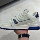 Trainer White and Blue