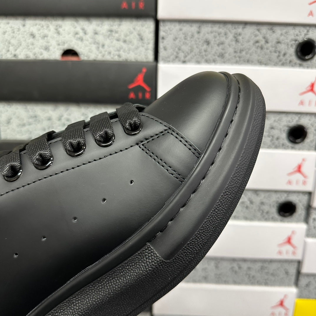 Alexander McQueen Gold Black Drip Sneakers