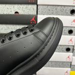 Alexander McQueen Gold Black Drip Sneakers