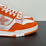Trainer White and Orange