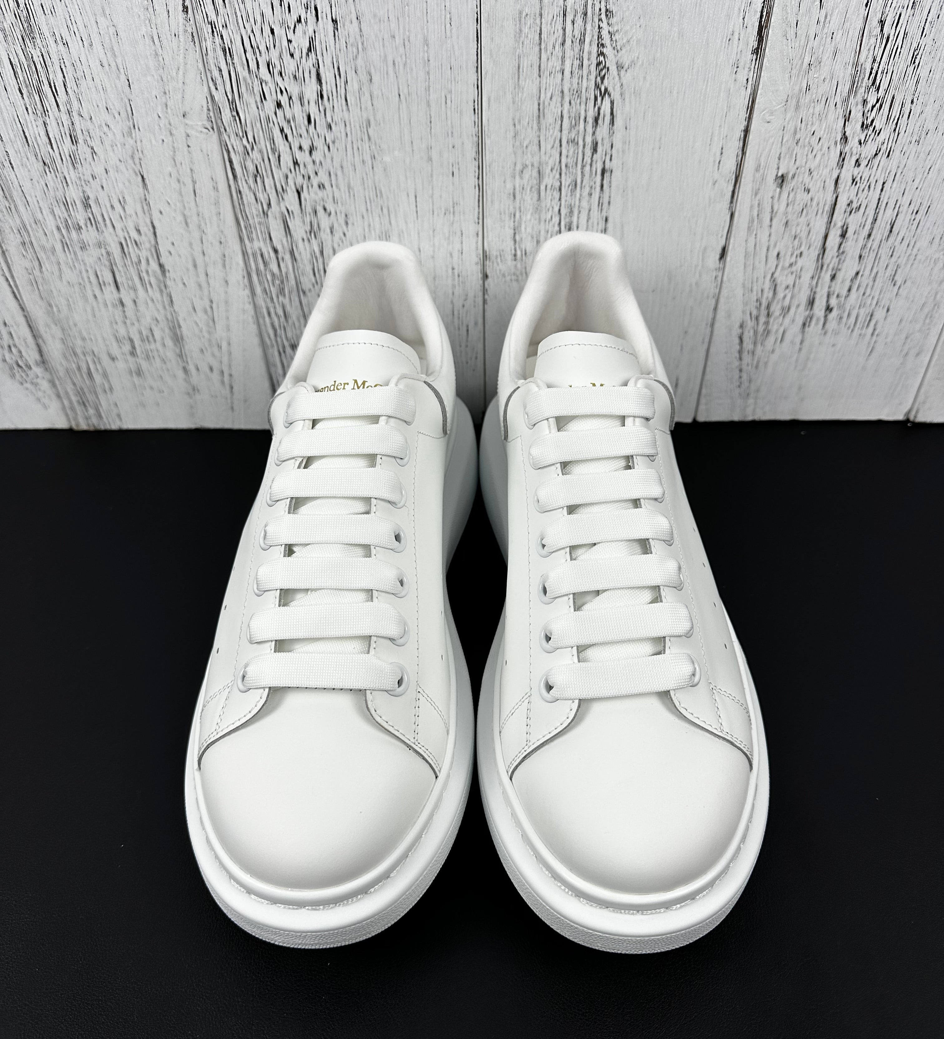 Alexander McQueen All White Drip Sneakers