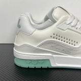 Trainer White and Mint Green