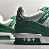 Trainer White and Green