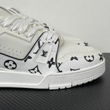 Trainer White Monogram