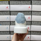 Alexander McQueen Blue Suede Drip Sneakers