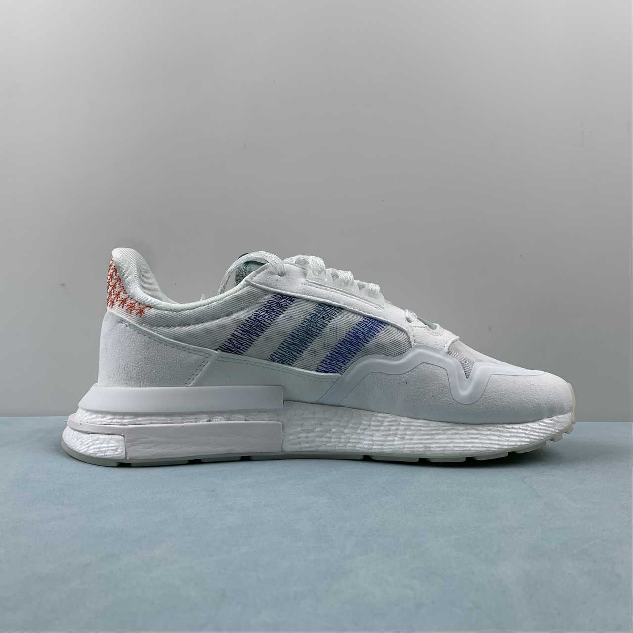 AD Boot 500 White Blue Red