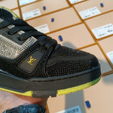 Trainer Silver and Black Crystal