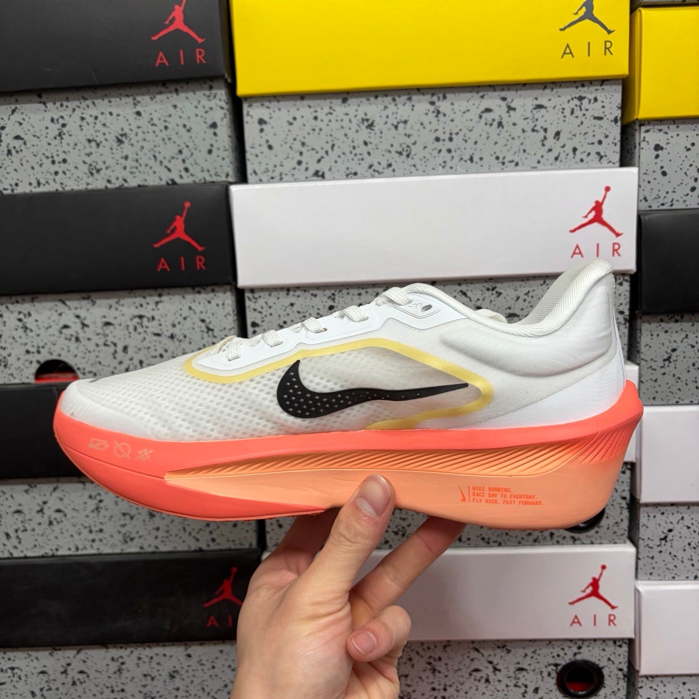 Zoom Fly 6 White/Orange/Black