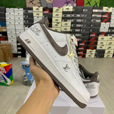 AF1 x LV White and Brown