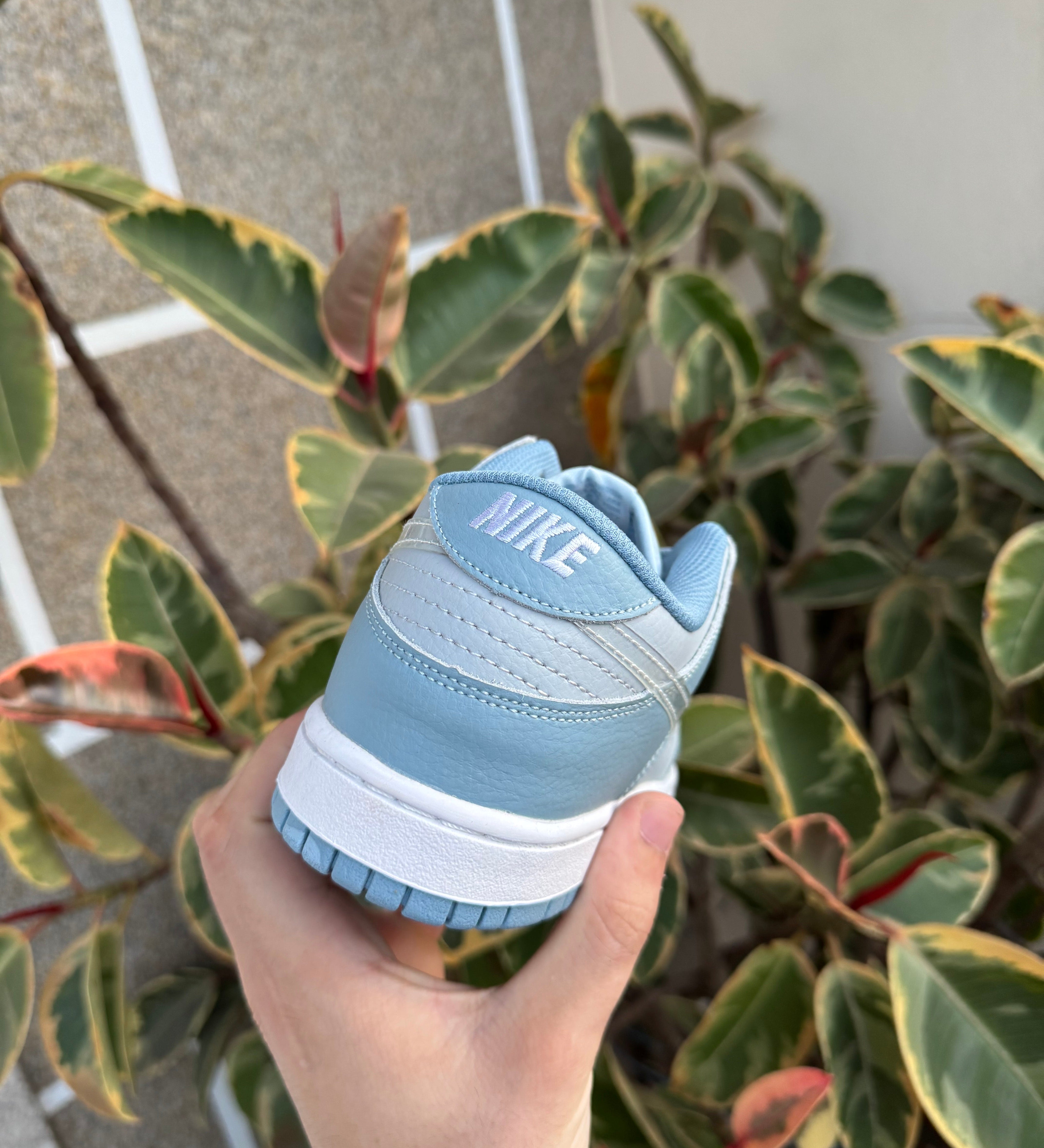 Low Fleece Swoosh Light Blue