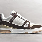 Trainer White and Brown
