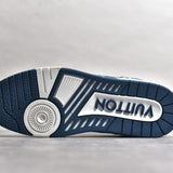 Trainer White and Blue