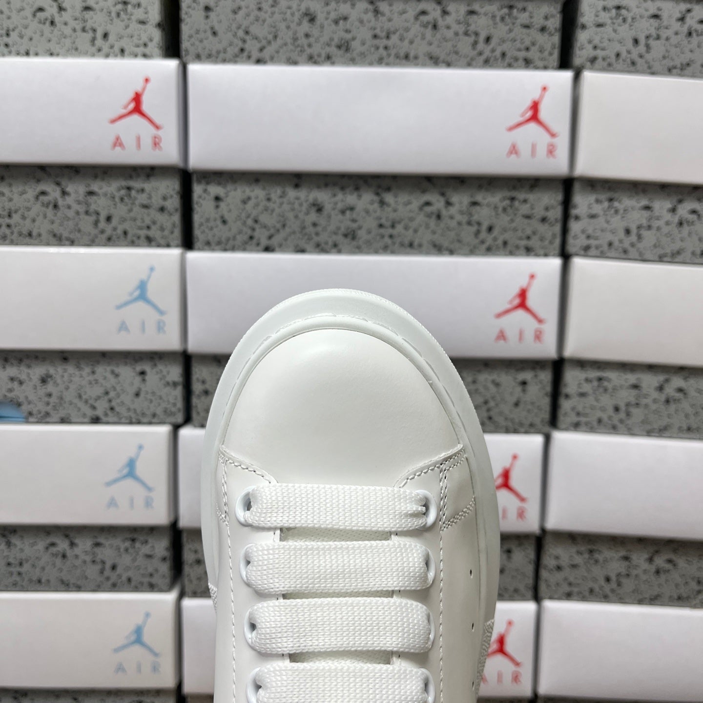 Alexander McQueen Light Brown Drip Sneakers