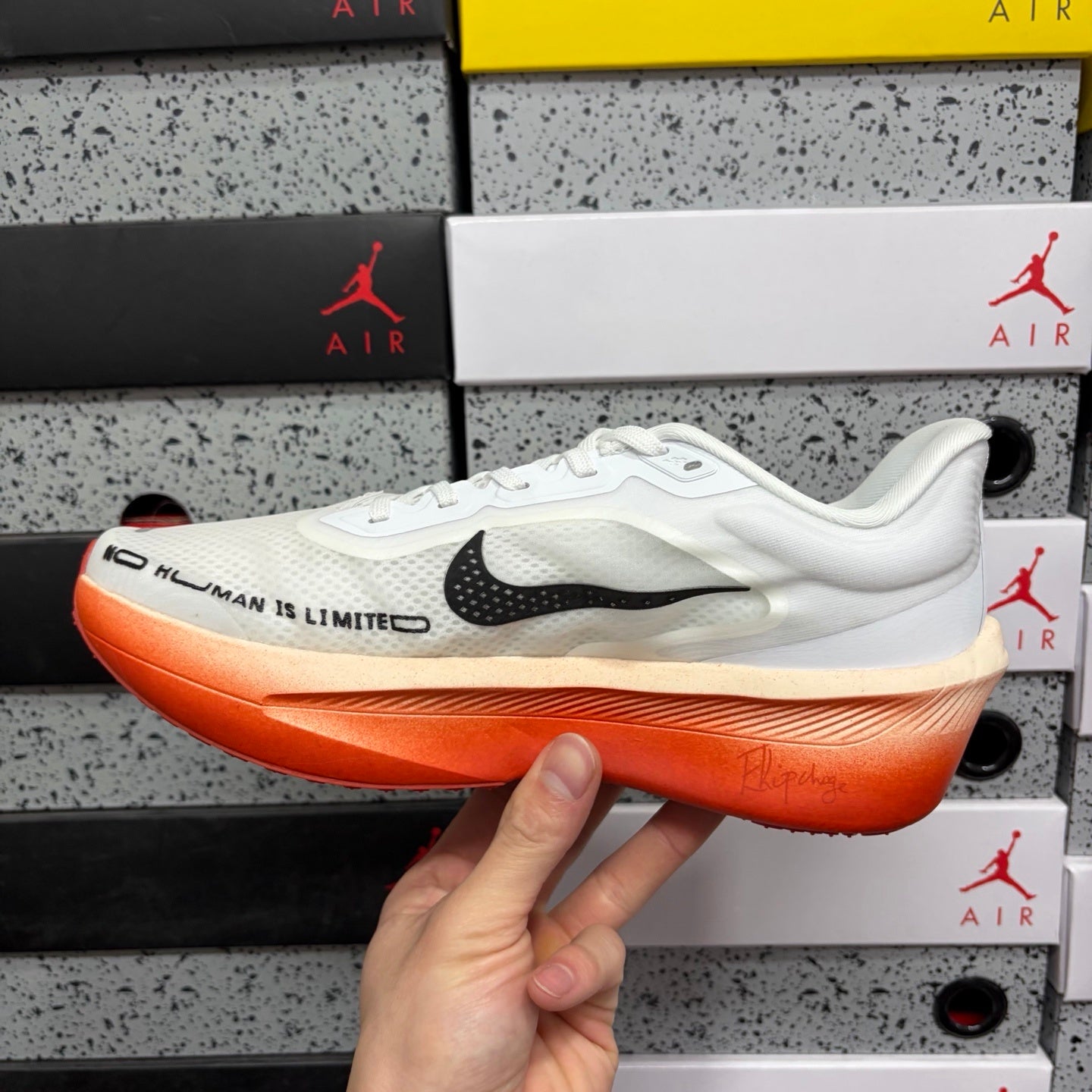 Zoom Fly 6 White/Black/Orange