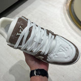 Trainer White and Brown