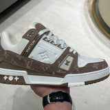 Trainer White and Brown