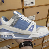 Trainer Blue and White