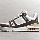 Trainer White and Brown