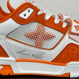Trainer White and Orange